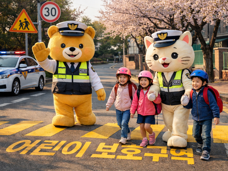 "우리 아이 등교길, 경찰이 지킨다"… 전남경찰청 신학기 종합대책 가이드