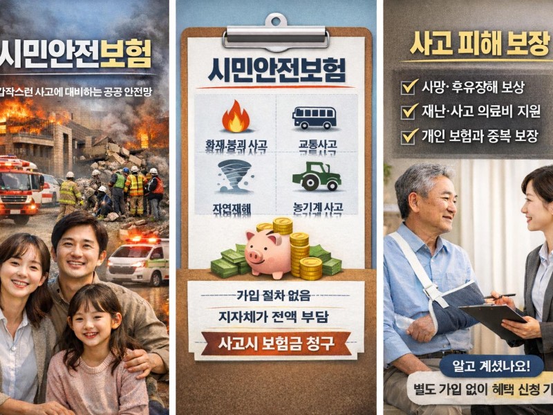 '시민안전보험', 사고 이후를 대비하는 최소한의 공공 안전장치