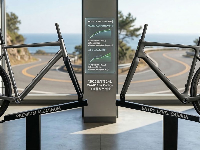 캐논데일 CAAD14 출시로 본 2026 프레임 전쟁