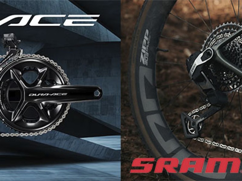 '무선의 진화' 최신 13단 구동계 성능 비교: Shimano vs SRAM