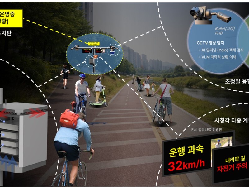 안양시, 국토부 ‘AI시티 혁신기술’ 공모 선정…쌍개울 자전거도로 스마트 안전 강화