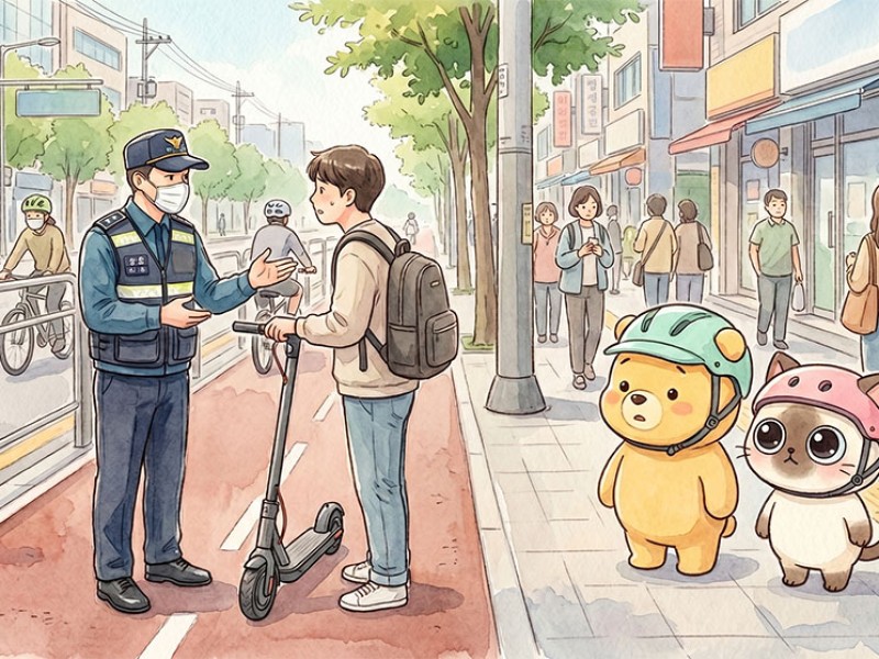 "6월 1일부터 전국 집중 단속"… 이륜차·PM 법규 위반