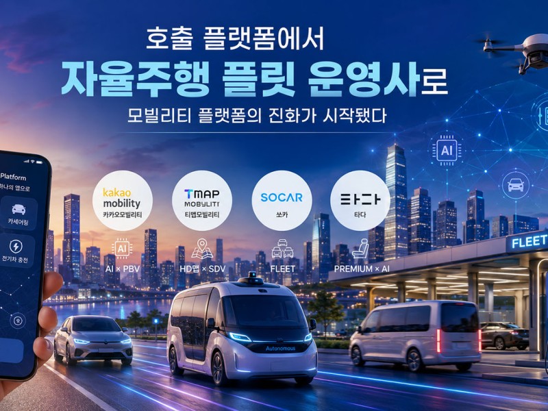 호출 플랫폼에서 자율주행 플릿 운영사로… 모빌리티 플랫폼의 진화가 시작됐다