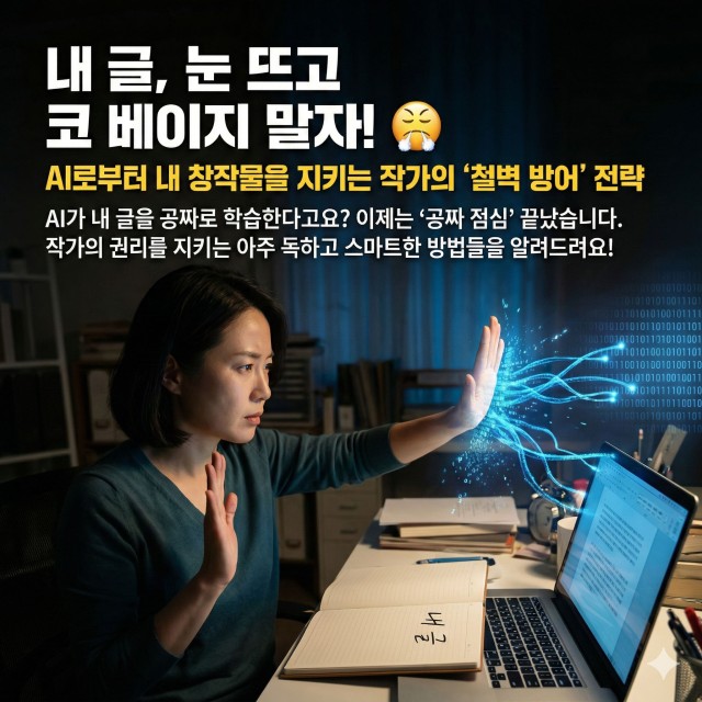 AI에게 내 글 안 털리는 법 - 작가 생…